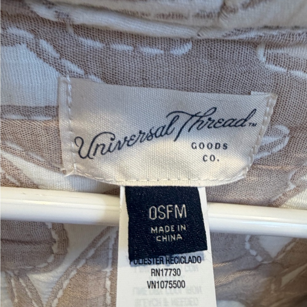 Os One Size Universal Thread Quilted Botanical Ki… - image 4